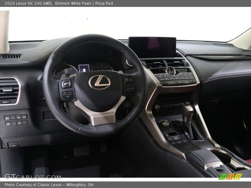Eminent White Pearl / Rioja Red 2020 Lexus NX 300 AWD