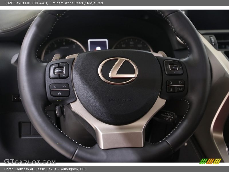 Eminent White Pearl / Rioja Red 2020 Lexus NX 300 AWD