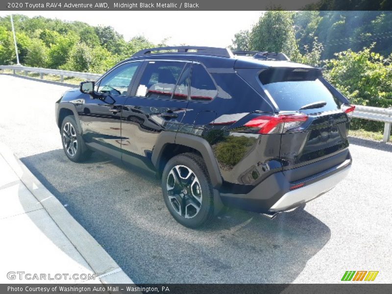 Midnight Black Metallic / Black 2020 Toyota RAV4 Adventure AWD