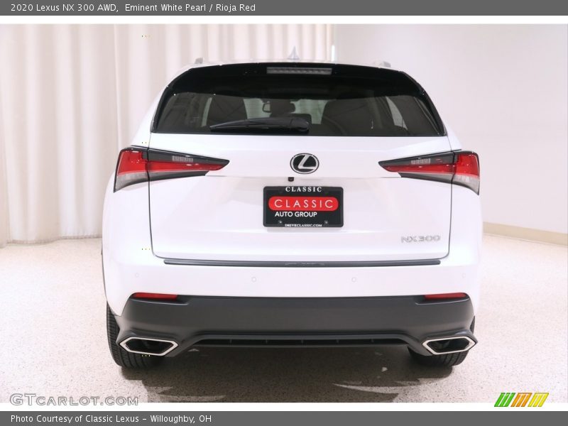 Eminent White Pearl / Rioja Red 2020 Lexus NX 300 AWD