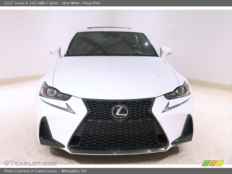 Ultra White / Rioja Red 2017 Lexus IS 300 AWD F Sport