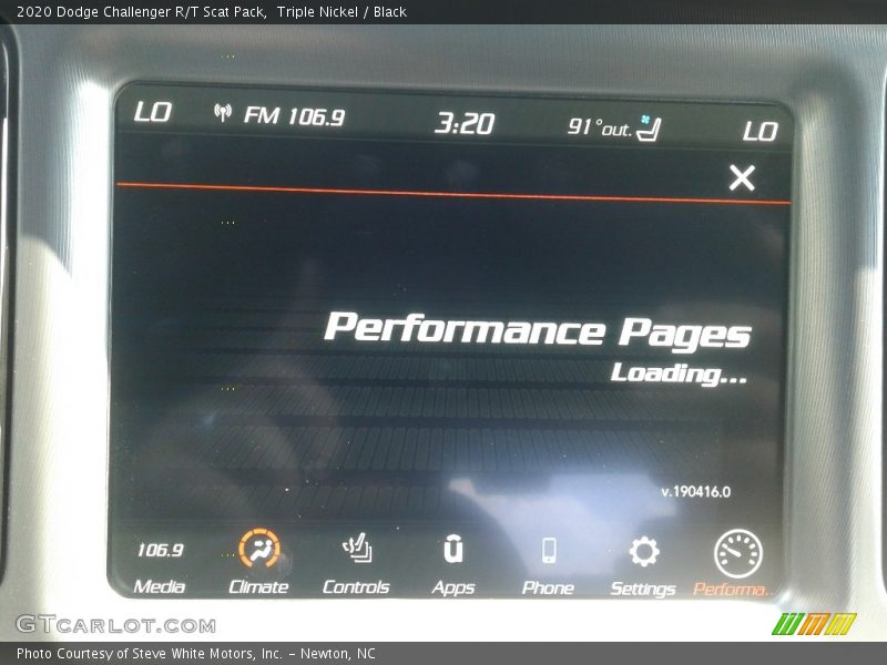 Triple Nickel / Black 2020 Dodge Challenger R/T Scat Pack