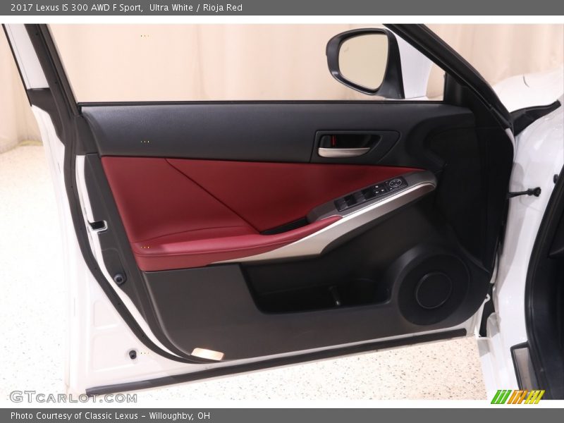 Ultra White / Rioja Red 2017 Lexus IS 300 AWD F Sport
