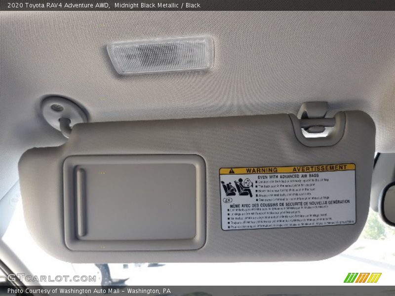 Midnight Black Metallic / Black 2020 Toyota RAV4 Adventure AWD