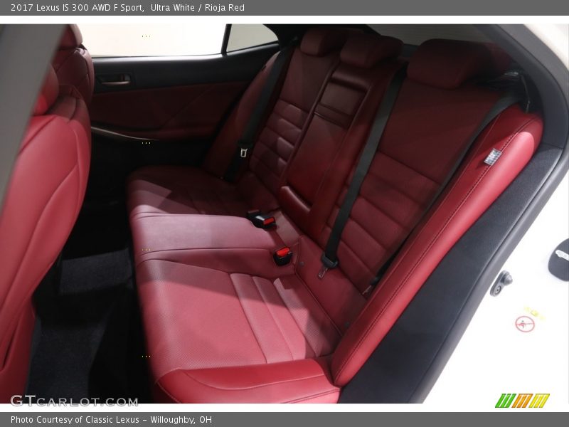 Ultra White / Rioja Red 2017 Lexus IS 300 AWD F Sport