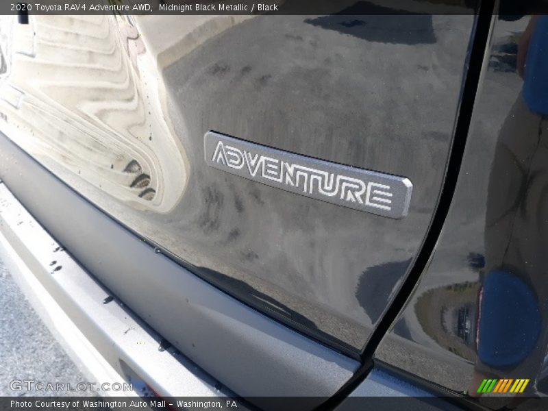 Midnight Black Metallic / Black 2020 Toyota RAV4 Adventure AWD