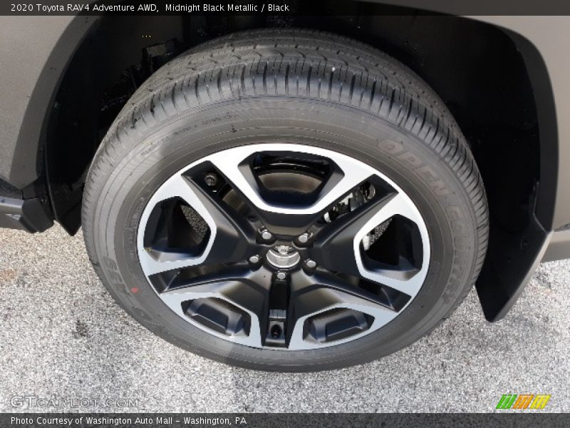 Midnight Black Metallic / Black 2020 Toyota RAV4 Adventure AWD