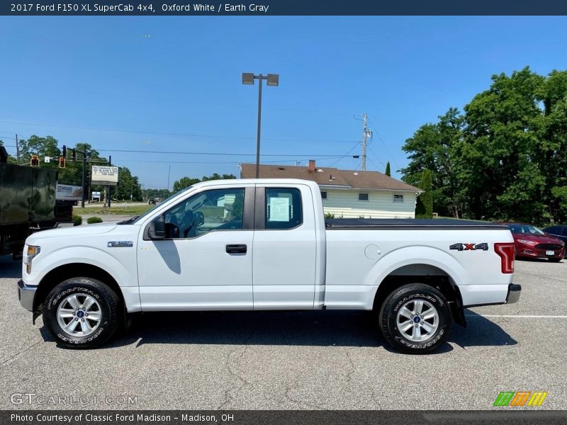 Oxford White / Earth Gray 2017 Ford F150 XL SuperCab 4x4