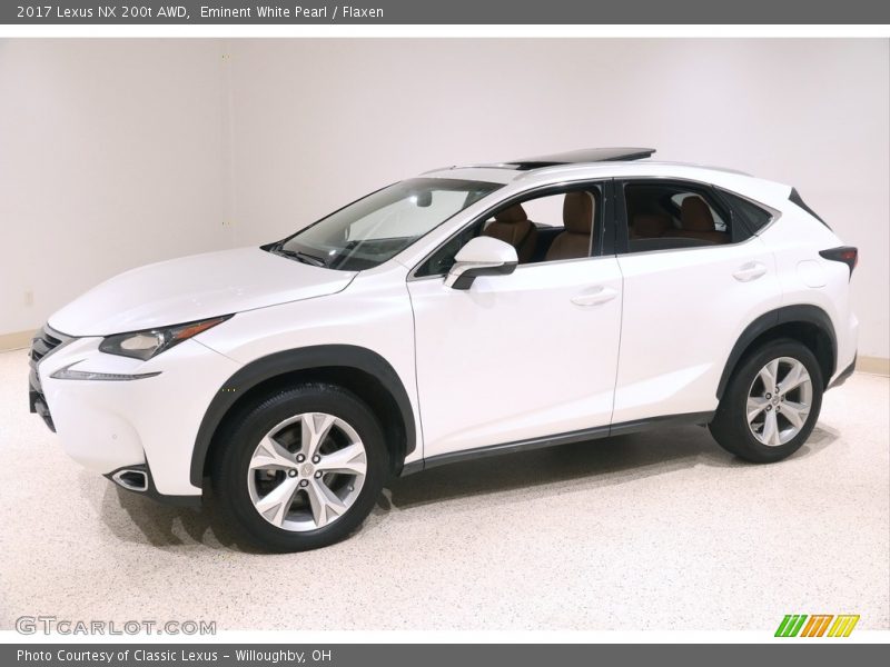 Eminent White Pearl / Flaxen 2017 Lexus NX 200t AWD