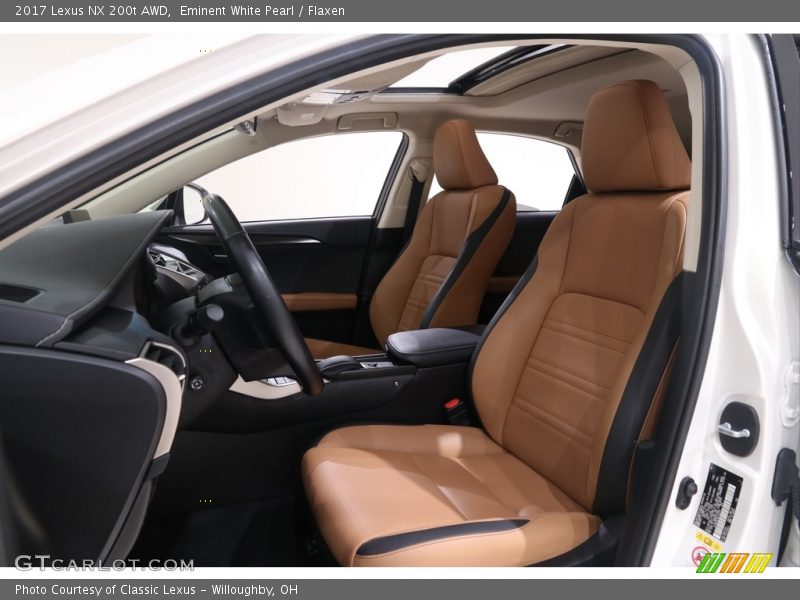 Eminent White Pearl / Flaxen 2017 Lexus NX 200t AWD