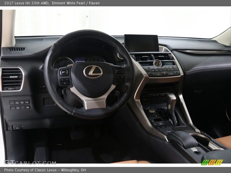 Eminent White Pearl / Flaxen 2017 Lexus NX 200t AWD