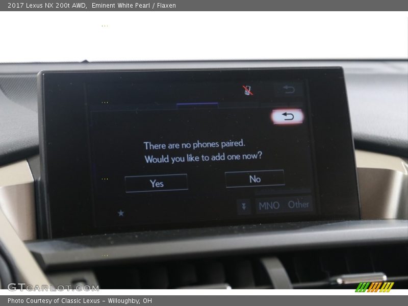 Eminent White Pearl / Flaxen 2017 Lexus NX 200t AWD