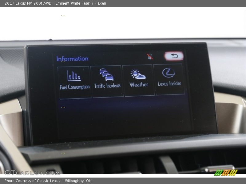 Eminent White Pearl / Flaxen 2017 Lexus NX 200t AWD