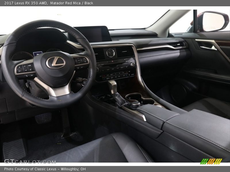 Matador Red Mica / Black 2017 Lexus RX 350 AWD