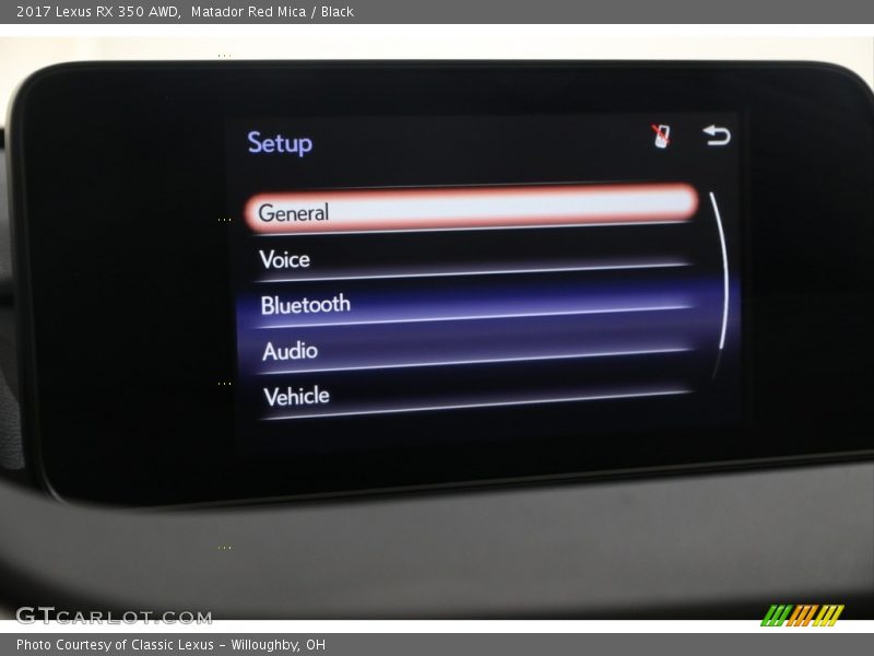 Matador Red Mica / Black 2017 Lexus RX 350 AWD