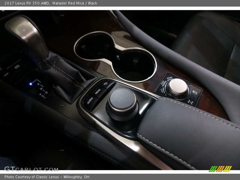 Matador Red Mica / Black 2017 Lexus RX 350 AWD