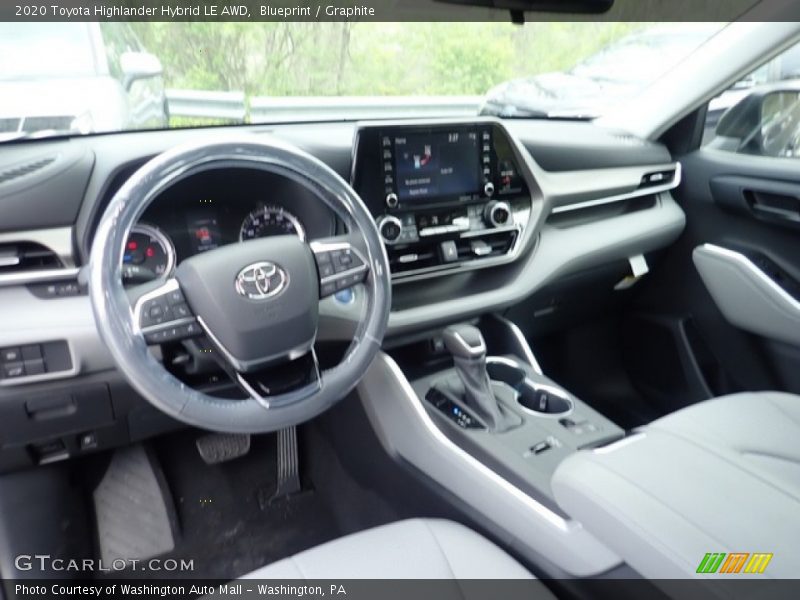  2020 Highlander Hybrid LE AWD Graphite Interior