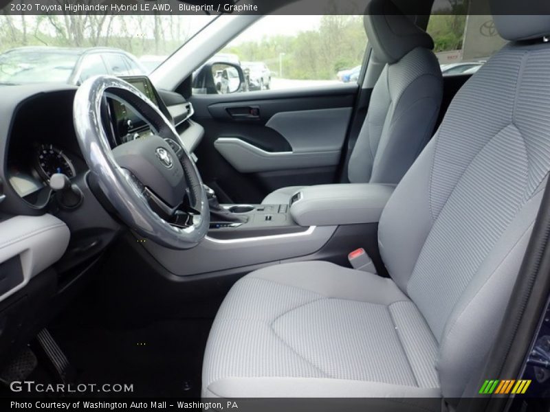 Blueprint / Graphite 2020 Toyota Highlander Hybrid LE AWD