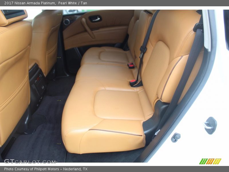 Pearl White / Tan 2017 Nissan Armada Platinum