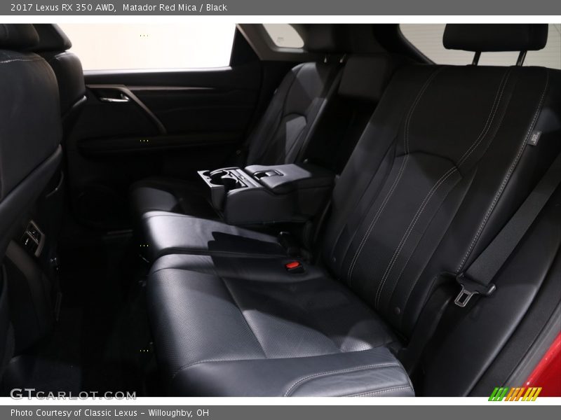 Matador Red Mica / Black 2017 Lexus RX 350 AWD