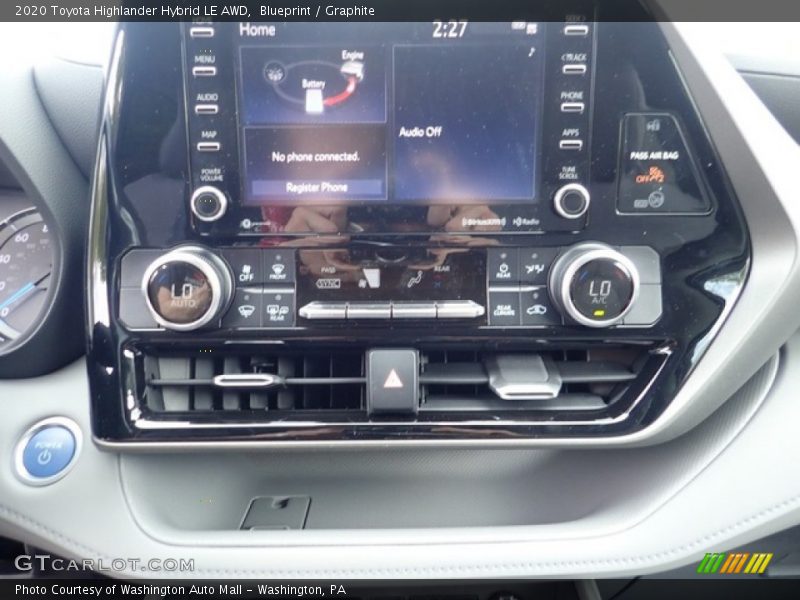 Blueprint / Graphite 2020 Toyota Highlander Hybrid LE AWD
