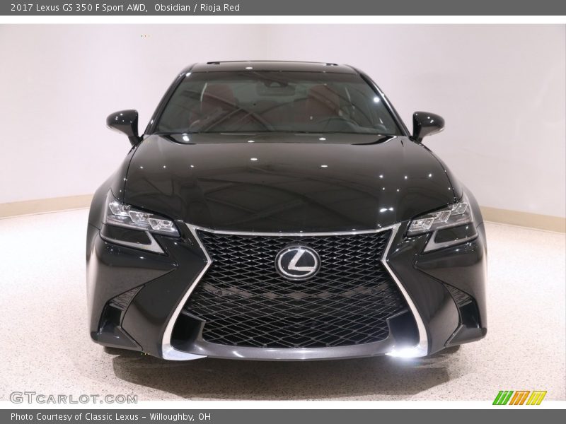 Obsidian / Rioja Red 2017 Lexus GS 350 F Sport AWD