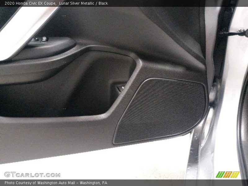Lunar Silver Metallic / Black 2020 Honda Civic EX Coupe