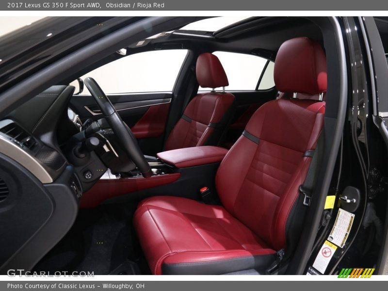  2017 GS 350 F Sport AWD Rioja Red Interior
