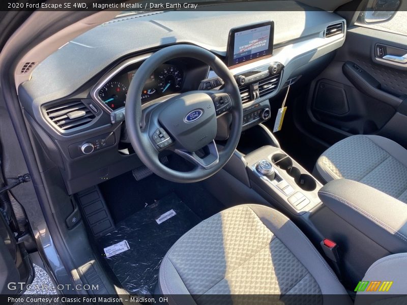 Magnetic Metallic / Dark Earth Gray 2020 Ford Escape SE 4WD
