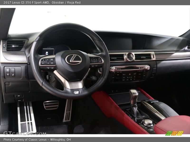 Obsidian / Rioja Red 2017 Lexus GS 350 F Sport AWD