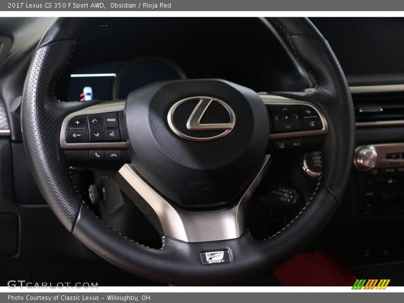 Obsidian / Rioja Red 2017 Lexus GS 350 F Sport AWD
