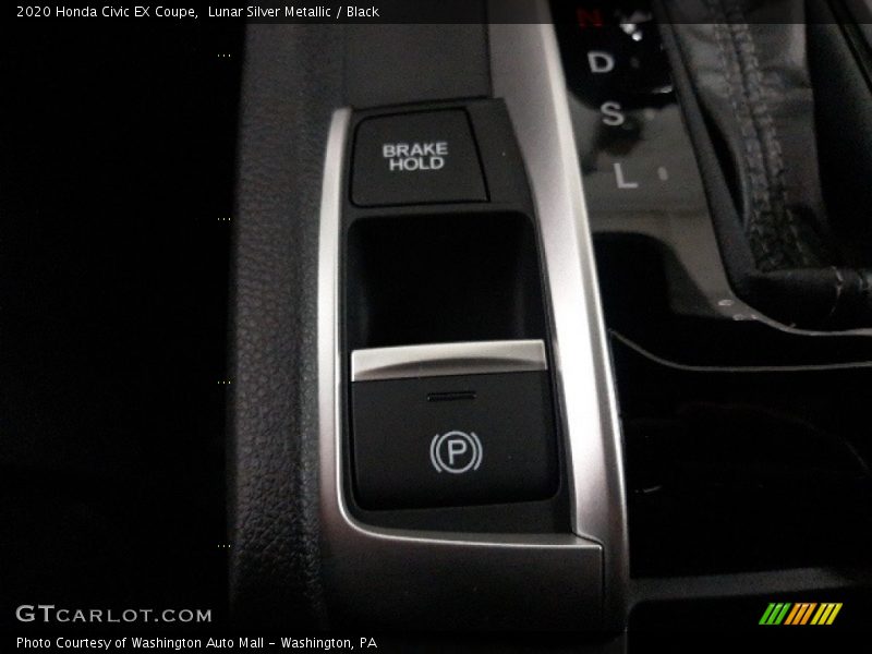 Lunar Silver Metallic / Black 2020 Honda Civic EX Coupe