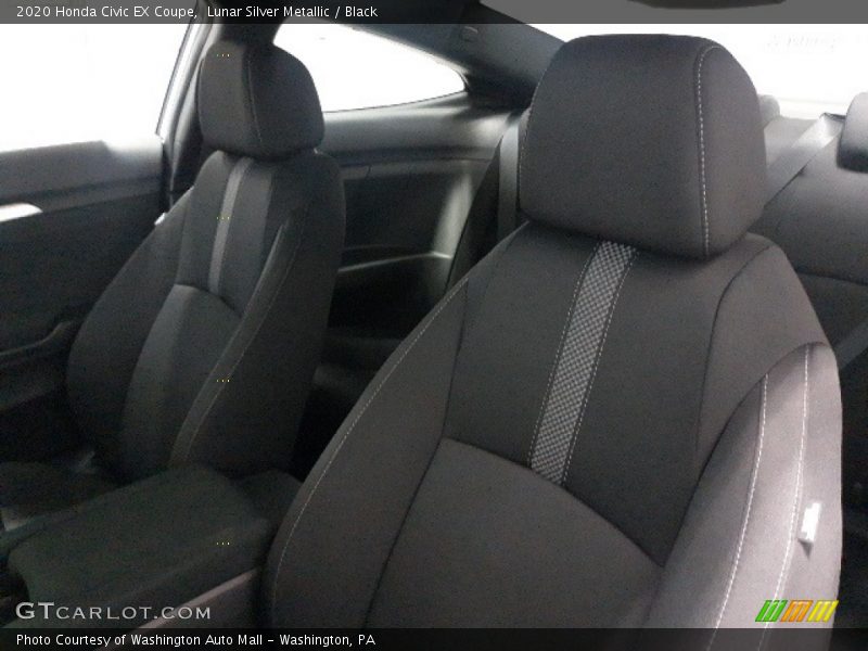 Lunar Silver Metallic / Black 2020 Honda Civic EX Coupe