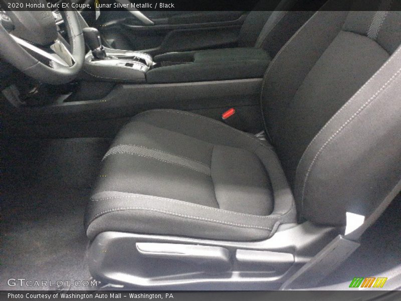 Lunar Silver Metallic / Black 2020 Honda Civic EX Coupe