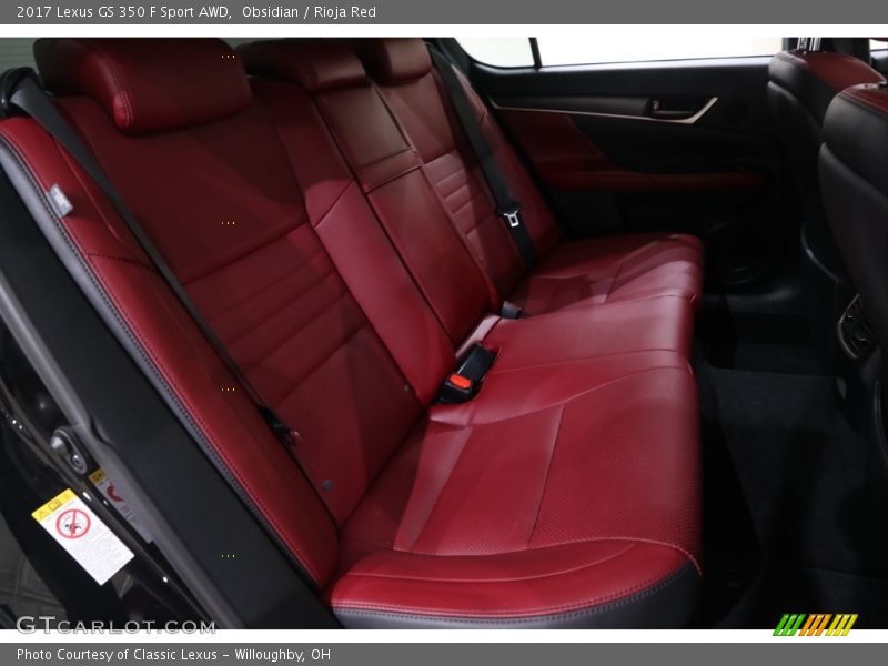 Obsidian / Rioja Red 2017 Lexus GS 350 F Sport AWD
