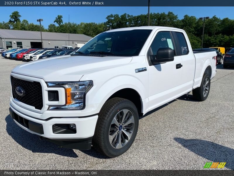 Oxford White / Black 2020 Ford F150 STX SuperCab 4x4