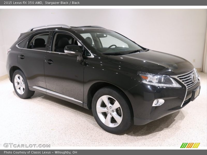 Stargazer Black / Black 2015 Lexus RX 350 AWD