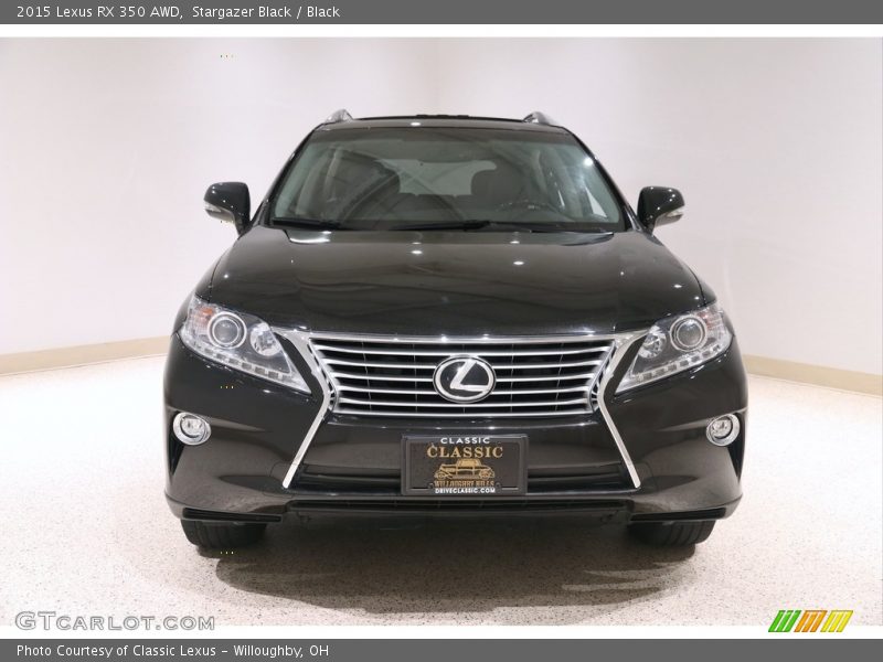 Stargazer Black / Black 2015 Lexus RX 350 AWD