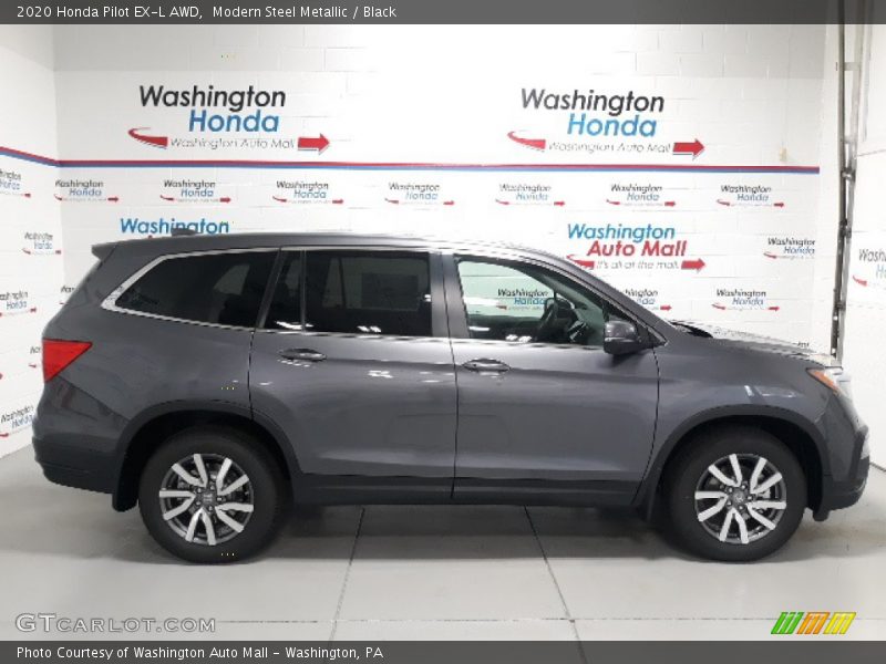 Modern Steel Metallic / Black 2020 Honda Pilot EX-L AWD