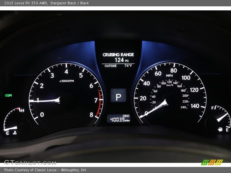 Stargazer Black / Black 2015 Lexus RX 350 AWD