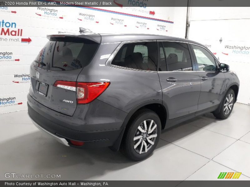 Modern Steel Metallic / Black 2020 Honda Pilot EX-L AWD