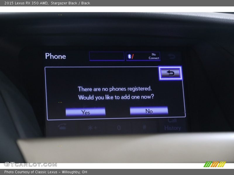 Stargazer Black / Black 2015 Lexus RX 350 AWD