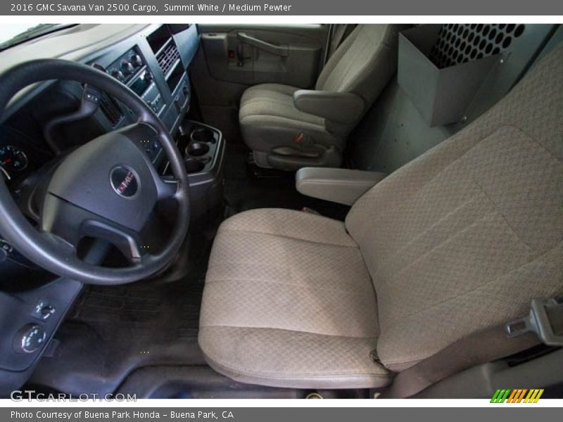 Front Seat of 2016 Savana Van 2500 Cargo