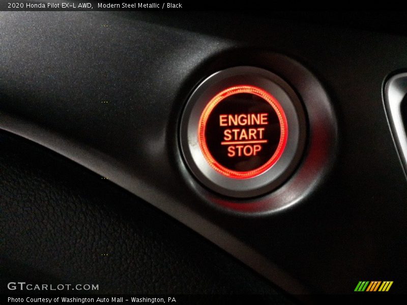 Modern Steel Metallic / Black 2020 Honda Pilot EX-L AWD