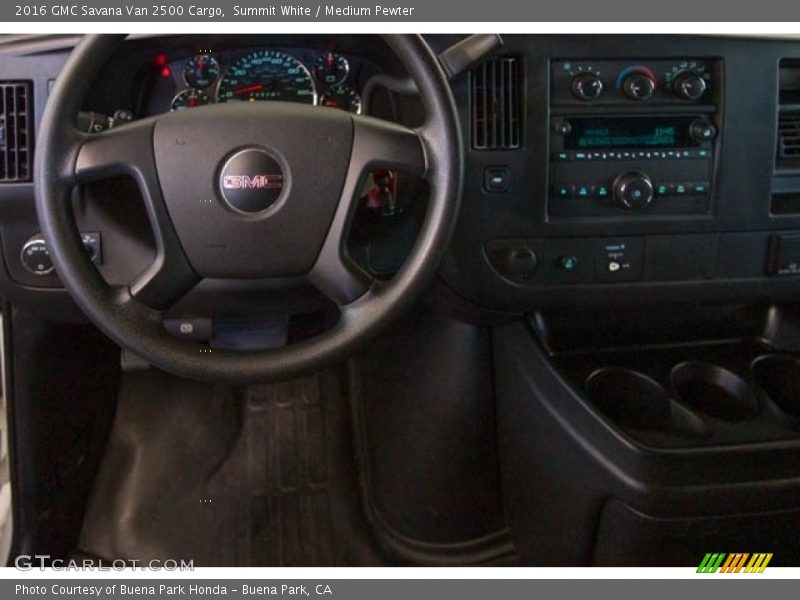 Summit White / Medium Pewter 2016 GMC Savana Van 2500 Cargo