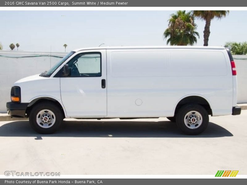  2016 Savana Van 2500 Cargo Summit White