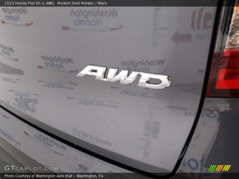 Modern Steel Metallic / Black 2020 Honda Pilot EX-L AWD