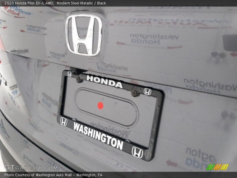 Modern Steel Metallic / Black 2020 Honda Pilot EX-L AWD