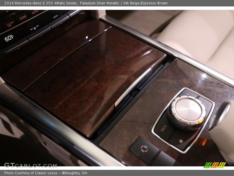 Paladium Silver Metallic / Silk Beige/Espresso Brown 2014 Mercedes-Benz E 350 4Matic Sedan