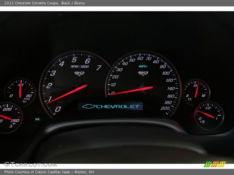  2013 Corvette Coupe Coupe Gauges